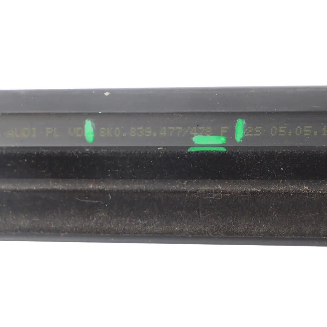Audi A4 B8 Window Strip Door Rear Right O/S Moulding Seal - SKU 8K0839478F - Part number 8K0839478F