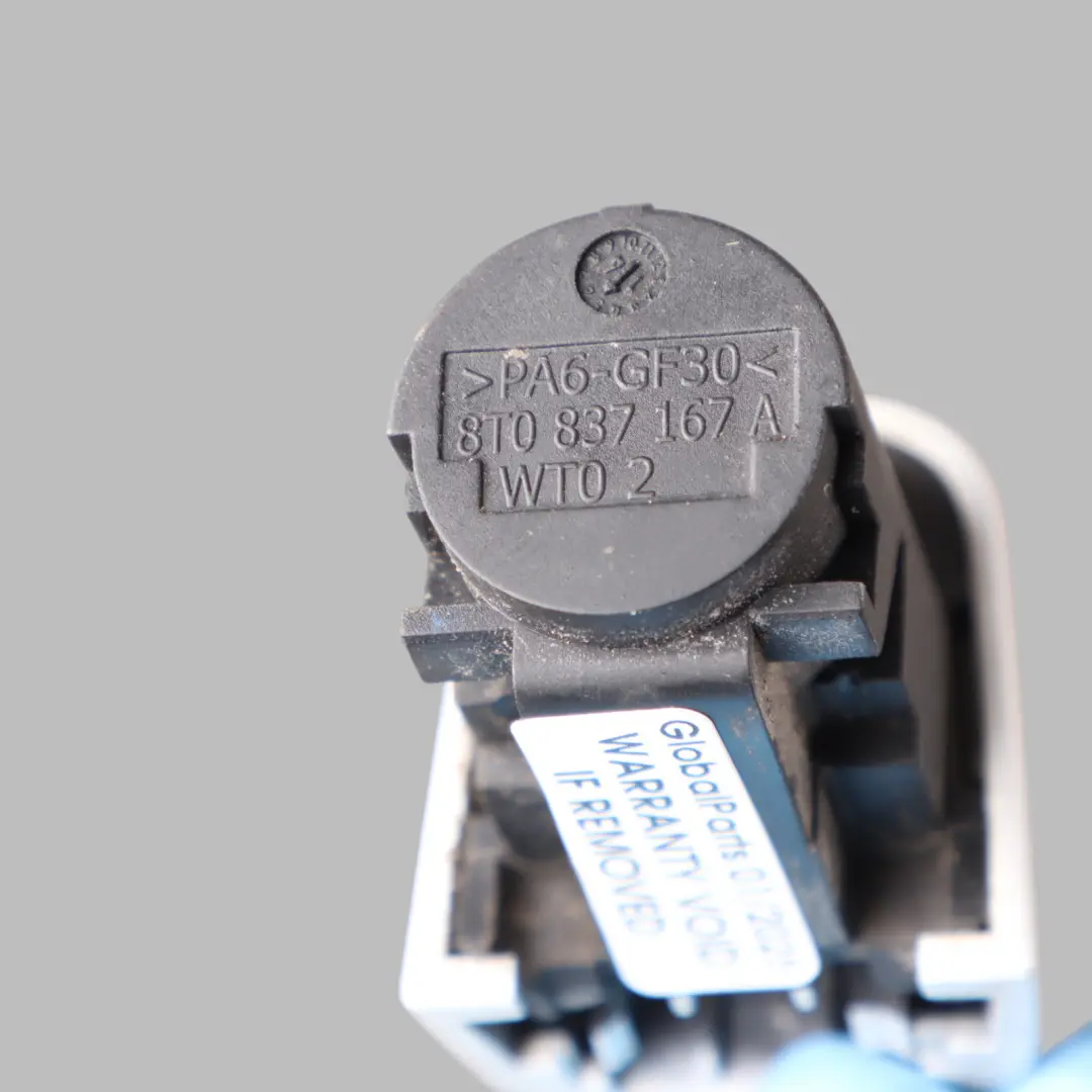 Capuchon Poignée Avant Arrière Côté Passager Gris - LY7G pour Audi A4 B8 à propos du numéro de pièce 8K0839879 Audi A4 B8 Capuchon Poignée Avant Arrière Côté Passager Gris - LY7G - SKU 8K0839879-MGW - Numéro de pièce 8K0839879