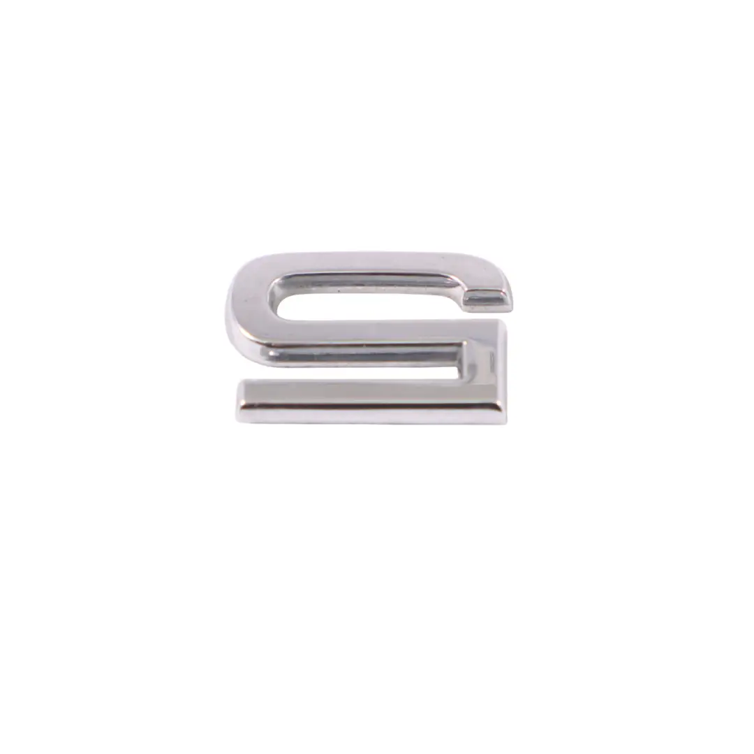 Audi A4 B9 35 TFSI Emblème de couvercle de coffre arrière Chrome - SKU 8K0853744A - Numéro de pièce 8K0853744A