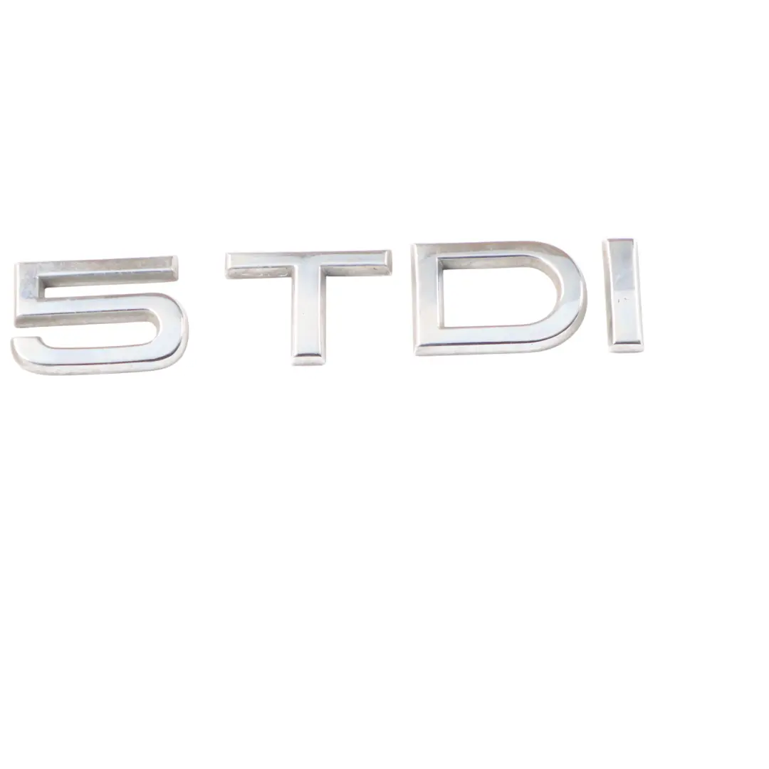 Audi A3 8V A4 B8 Diesel Rear Logo Emblem Lettering 35 TDI Chrome - SKU 8K0853744D - Part number 8K0853744D