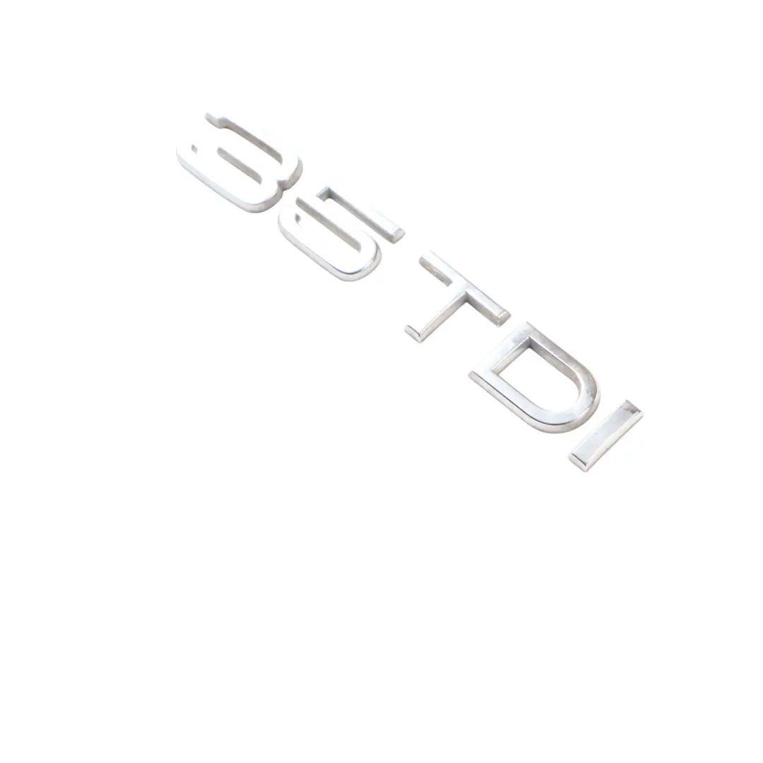 Audi A3 8V A4 B8 Diesel Rear Logo Emblem Lettering 35 TDI Chrome - SKU 8K0853744D - Part number 8K0853744D