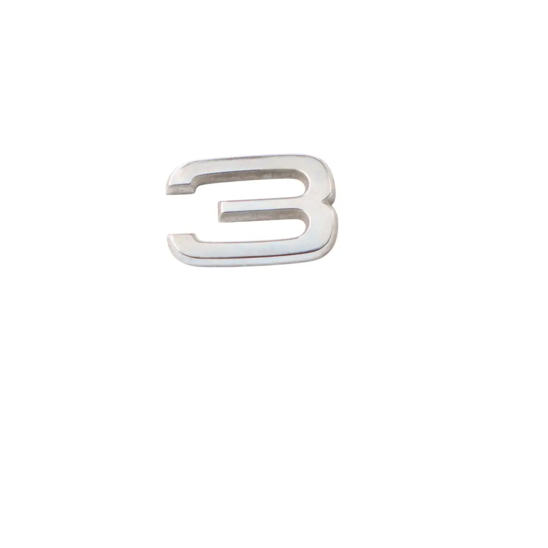 Audi A3 8V A4 B8 Diesel Rear Logo Emblem Lettering 35 TDI Chrome - SKU 8K0853744D - Part number 8K0853744D