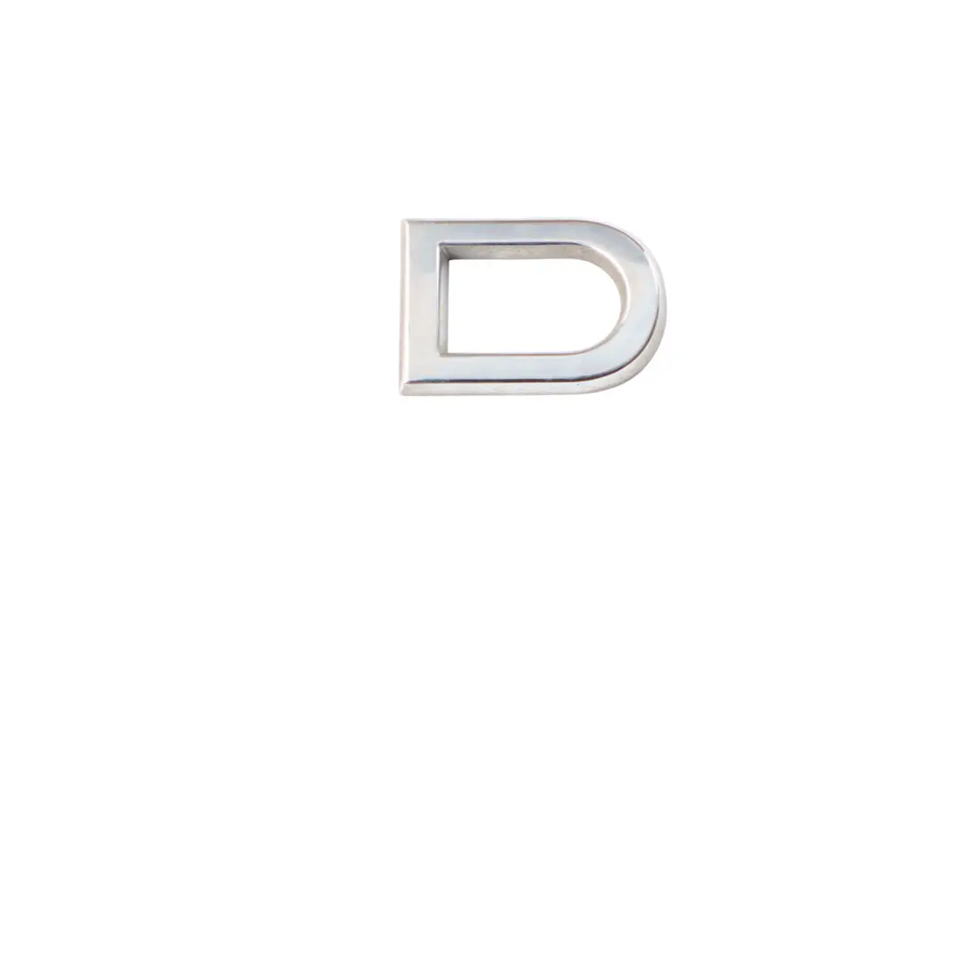 Audi A3 8V A4 B8 Diesel Rear Logo Emblem Lettering 35 TDI Chrome - SKU 8K0853744D - Part number 8K0853744D