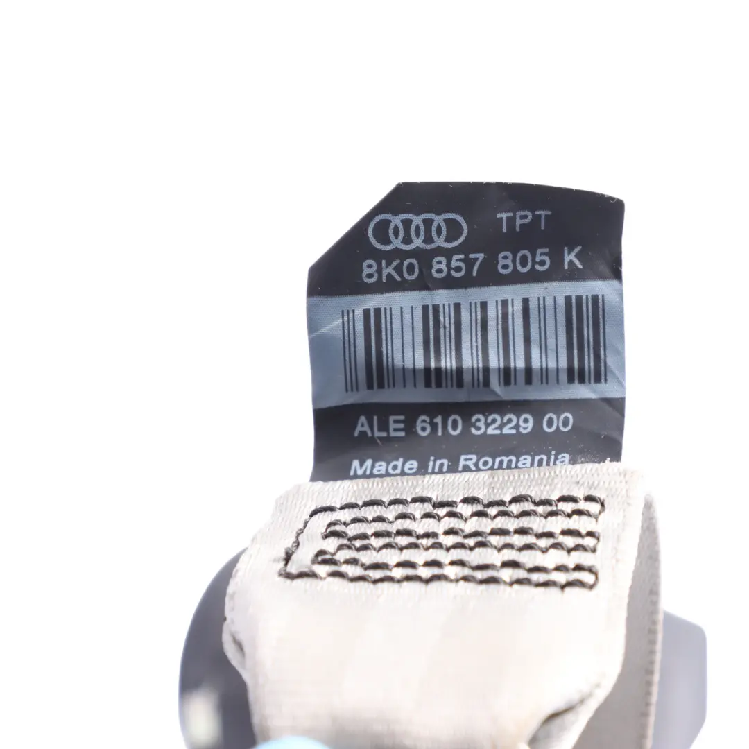 Audi A4 B8 Rear Bench Seat Belt Centre Seatbelt Left Right N/O/S - SKU 8K0857805K-1 - Part number 8K0857805K