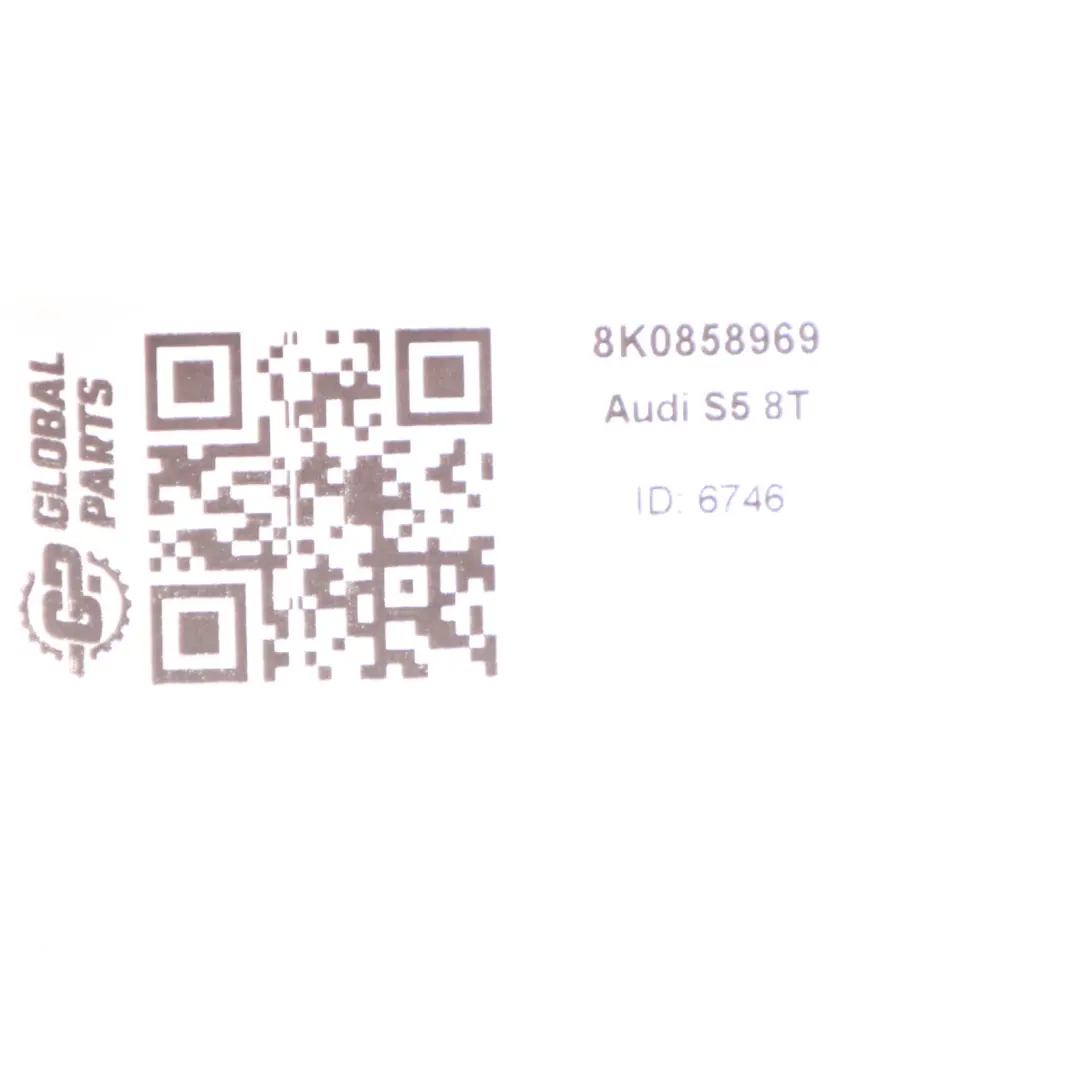 8K Centre Console Dashboard Support Frame to Audi A5 S5 8T A4 B8 with Part number 8K0858969 Audi A5 S5 8T A4 B8 8K Centre Console Dashboard Support Frame - SKU 8K0858969 - Part number 8K0858969