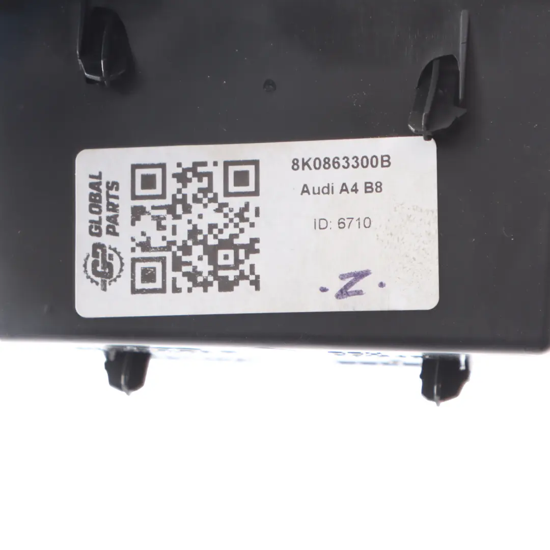 Hintere Mittel Konsole Ablagefach für Audi A4 B8 mit Teilenummer 8K0863300B Audi A4 B8 Hintere Mittel Konsole Ablagefach - SKU 8K0863300B - Teilenummer 8K0863300B
