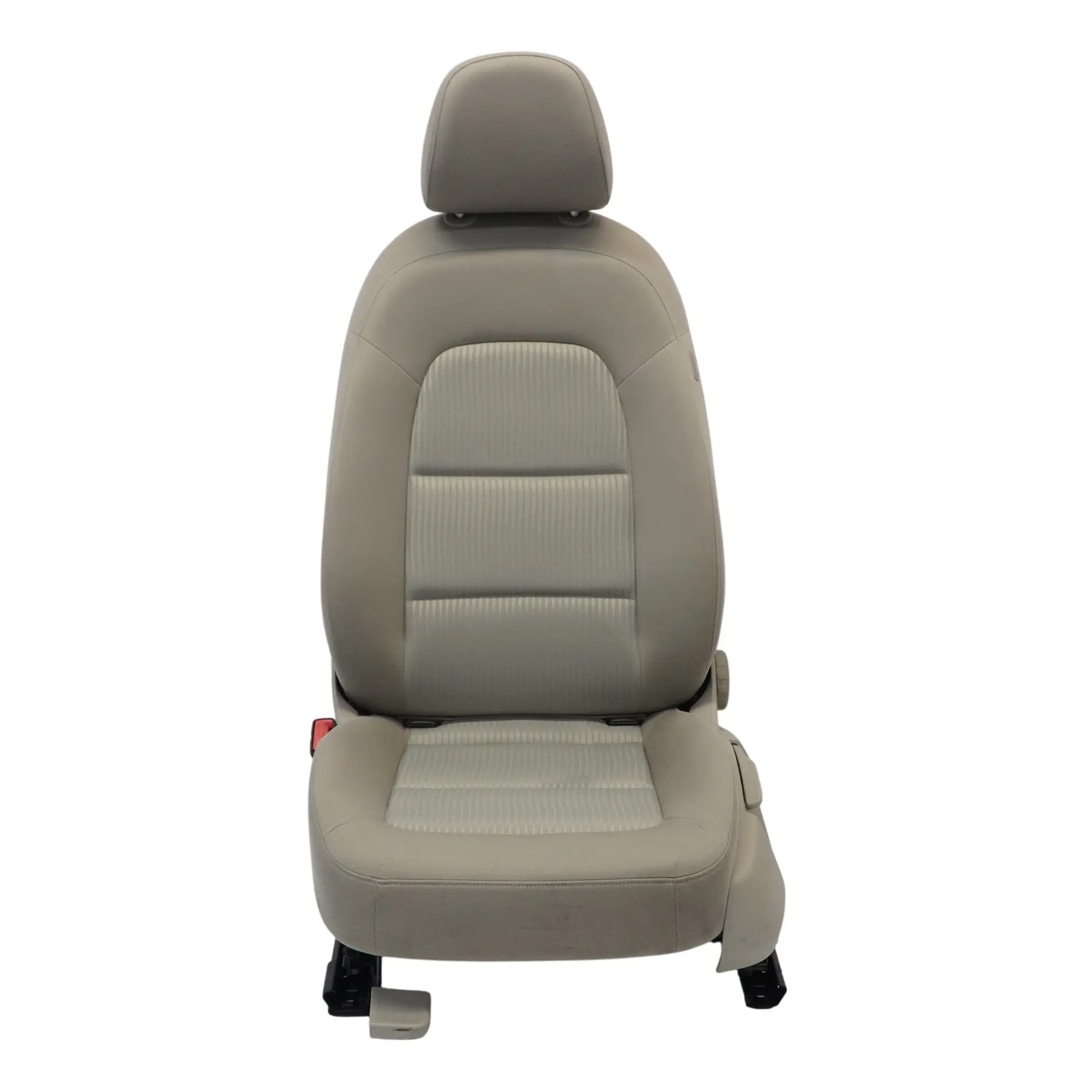 Audi A4 B8 8K Seat Front Left N/S Interior Cloth Fabric Light Grey