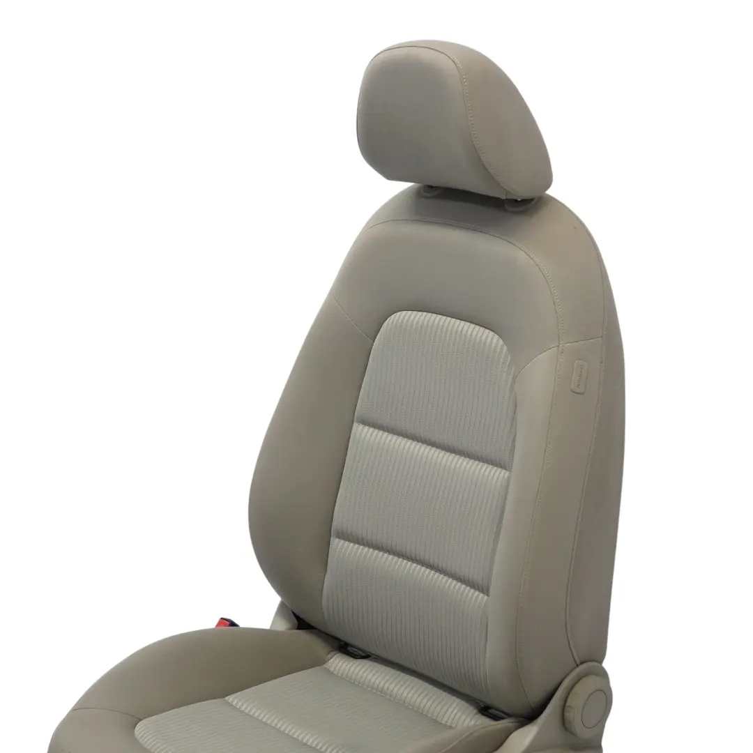 Audi A4 B8 8K Asiento delantero izquierdo Tela Tela Gris Claro - SKU 8K0881805-2 - Número de pieza 8K0881805