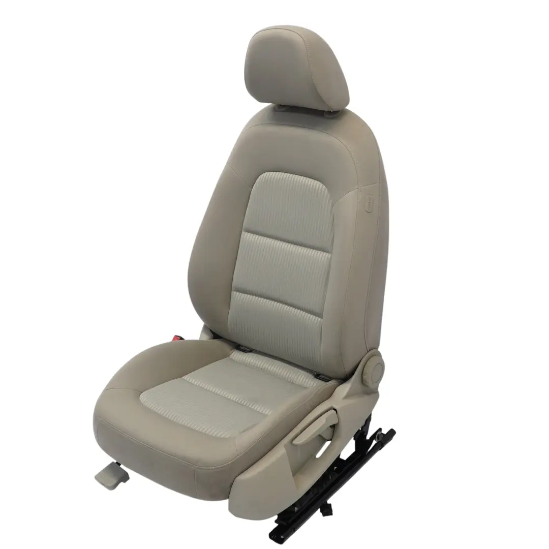 Audi A4 B8 8K Asiento delantero izquierdo Tela Tela Gris Claro - SKU 8K0881805-2 - Número de pieza 8K0881805