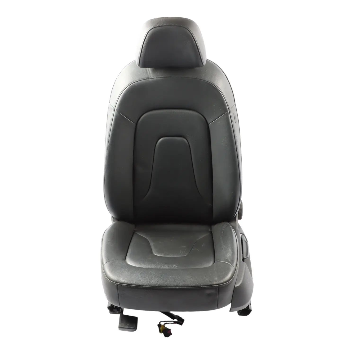 Audi A4 B8 Asiento Delantero Izquierdo Interior Cuero Negro