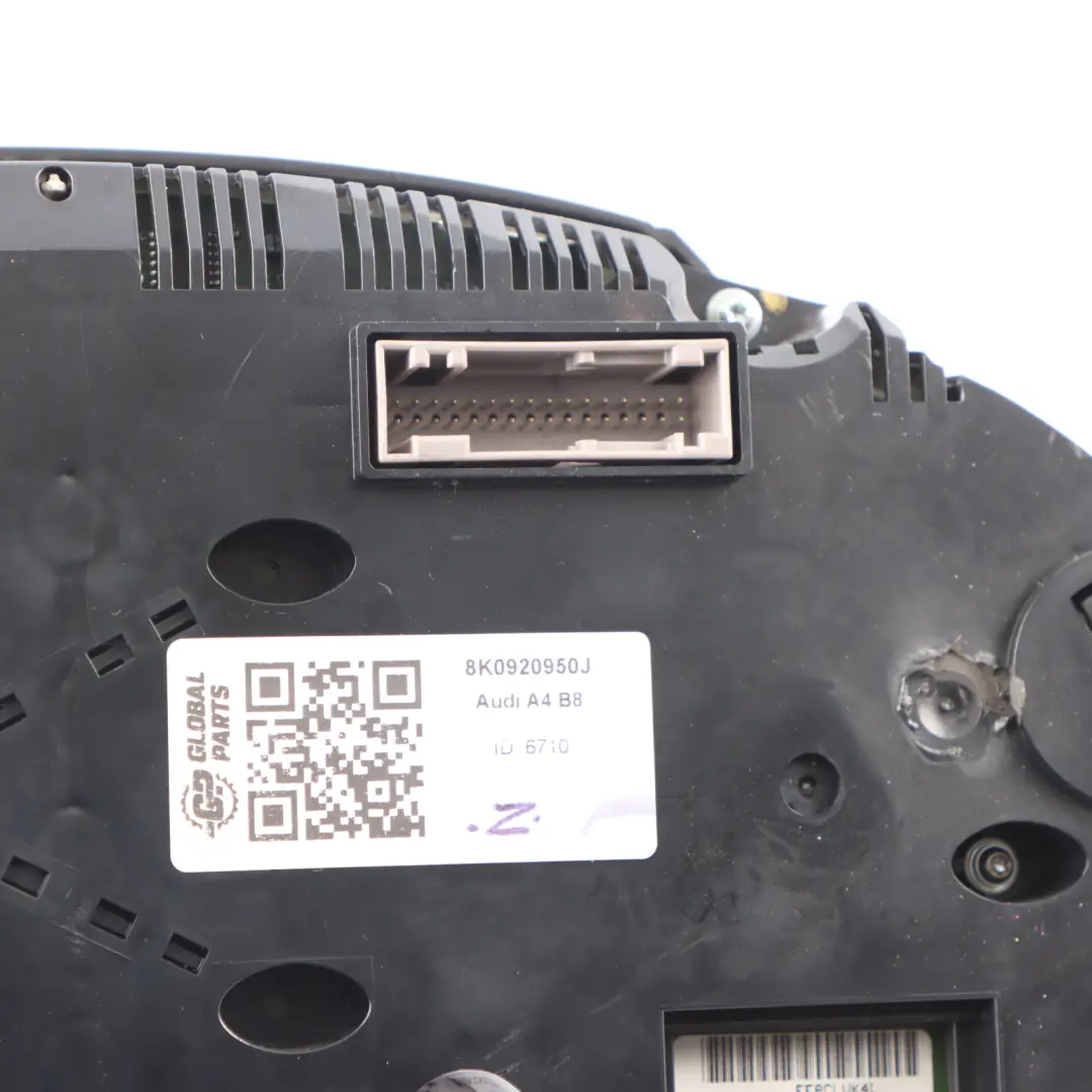 Instrument Cluster Speedo Clocks Diesel Manual to Audi A4 B8 with Part number 8K0920950J Audi A4 B8 Instrument Cluster Speedo Clocks Diesel Manual - SKU 8K0920950J - Part number 8K0920950J