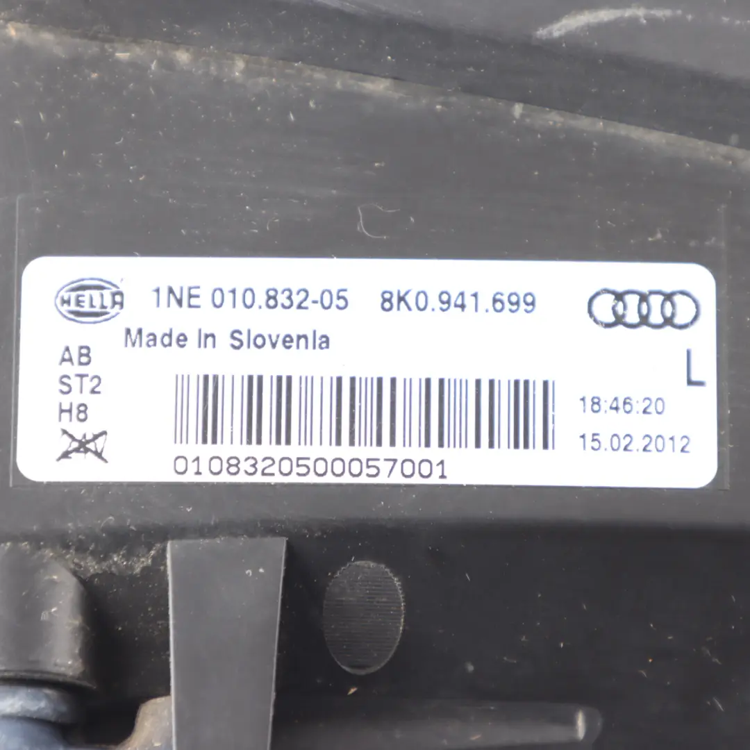 Lámpara antiniebla delantera izquierda para Audi A4 B8 con número de pieza 8K0941699B Audi A4 B8 Lámpara antiniebla delantera izquierda - SKU 8K0941699B - Número de pieza 8K0941699B