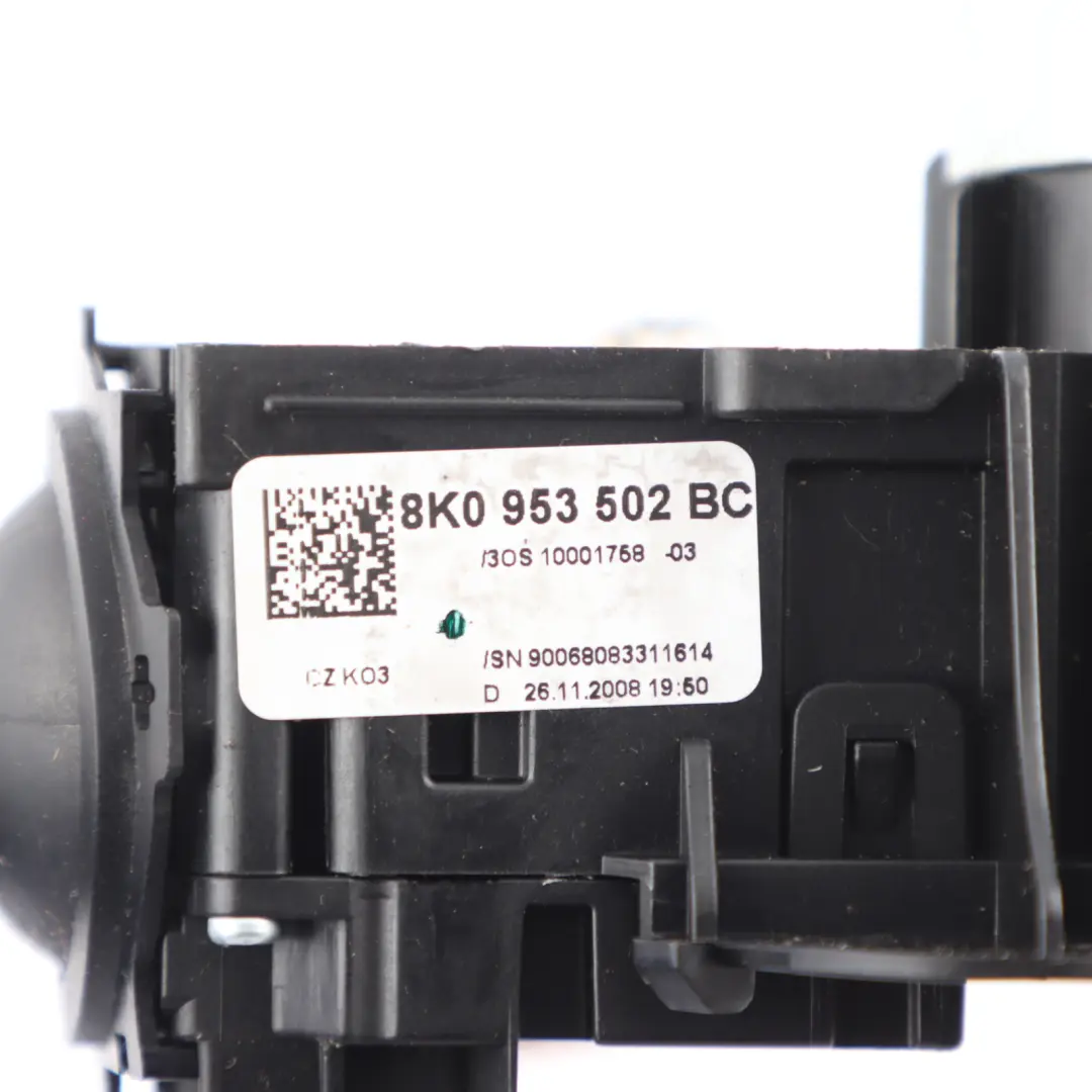 Steering Wheel Wiper Control Switch Stalk Squib to Audi A4 B8 A5 8T with Part number 8K0953502BC Audi A4 B8 A5 8T Steering Wheel Wiper Control Switch Stalk Squib - SKU 8K0953502BC-1 - Part number 8K0953502BC