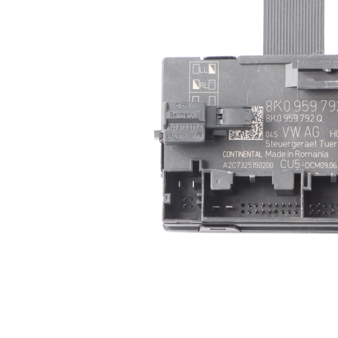 Module De Commande De Porte Avant Côté Passager pour Audi A4 B8 à propos du numéro de pièce 8K0959792S Audi A4 B8 Module De Commande De Porte Avant Côté Passager - SKU 8K0959792S - Numéro de pièce 8K0959792S