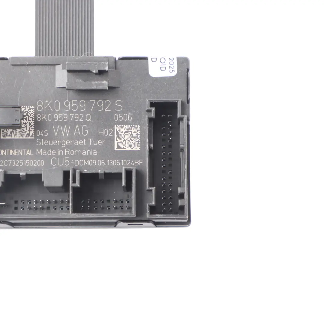 Audi A4 B8 Module De Commande De Porte Avant Côté Passager - SKU 8K0959792S - Numéro de pièce 8K0959792S