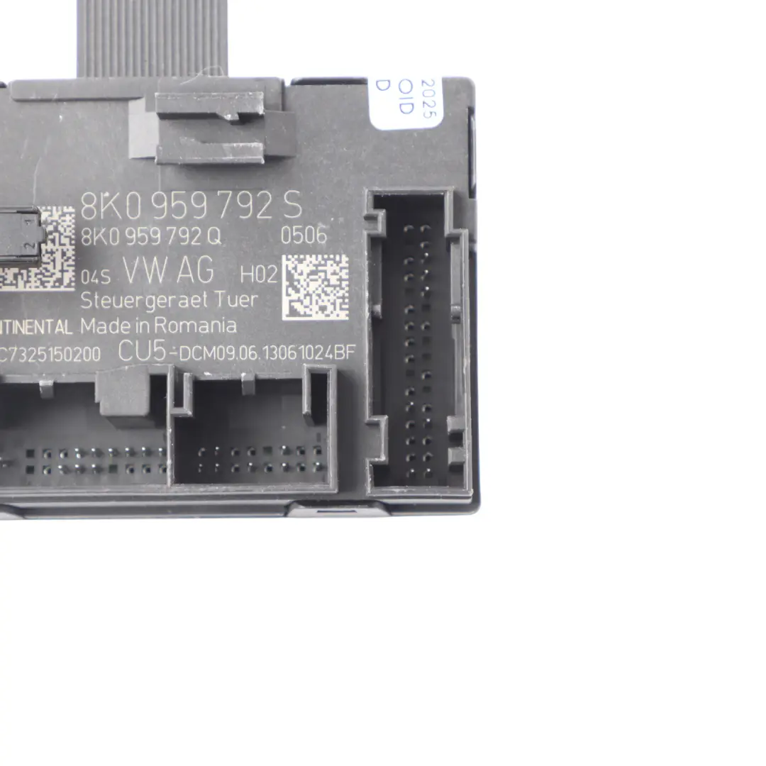 Audi A4 B8 Porta Anteriore Modulo Controllo Unità ECU Lato Passeggero - SKU 8K0959792S - Numero di parte 8K0959792S