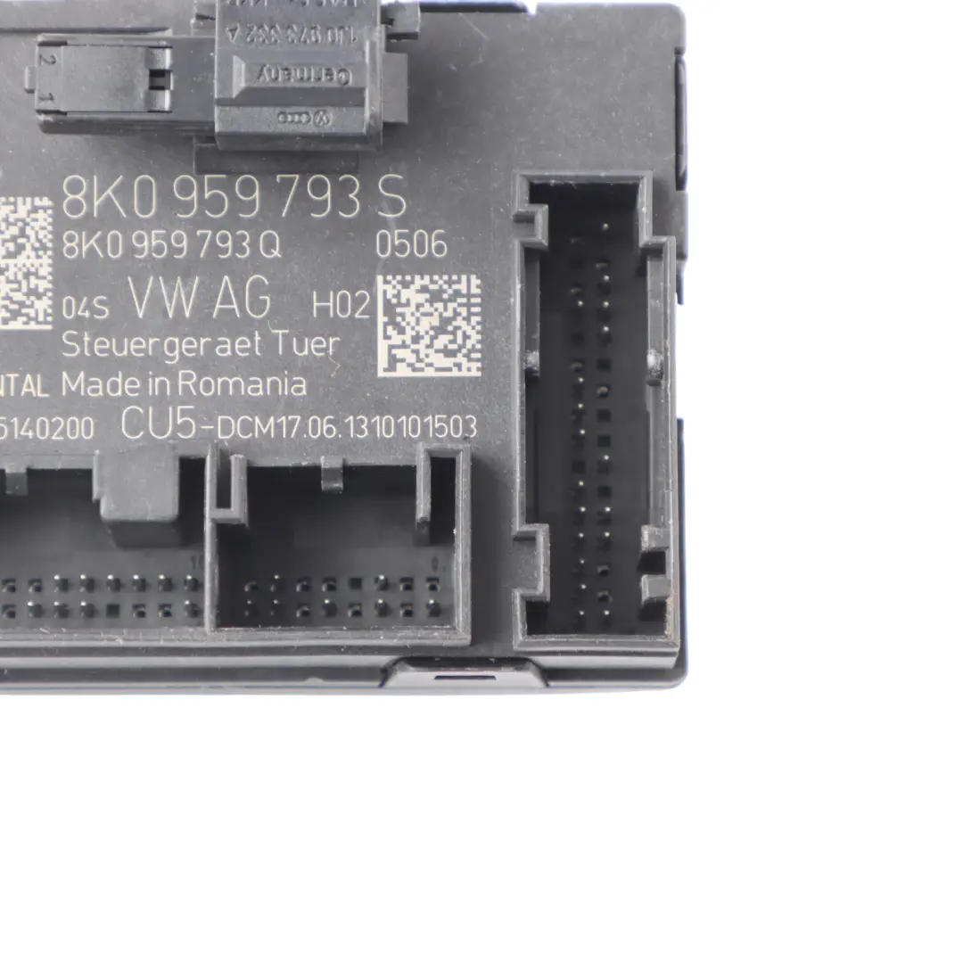 Modulo Di Controllo Porta Anteriore ECU per Audi A4 B8 con numero di parte 8K0959793S Audi A4 B8 Modulo Di Controllo Porta Anteriore ECU - SKU 8K0959793S - Numero di parte 8K0959793S
