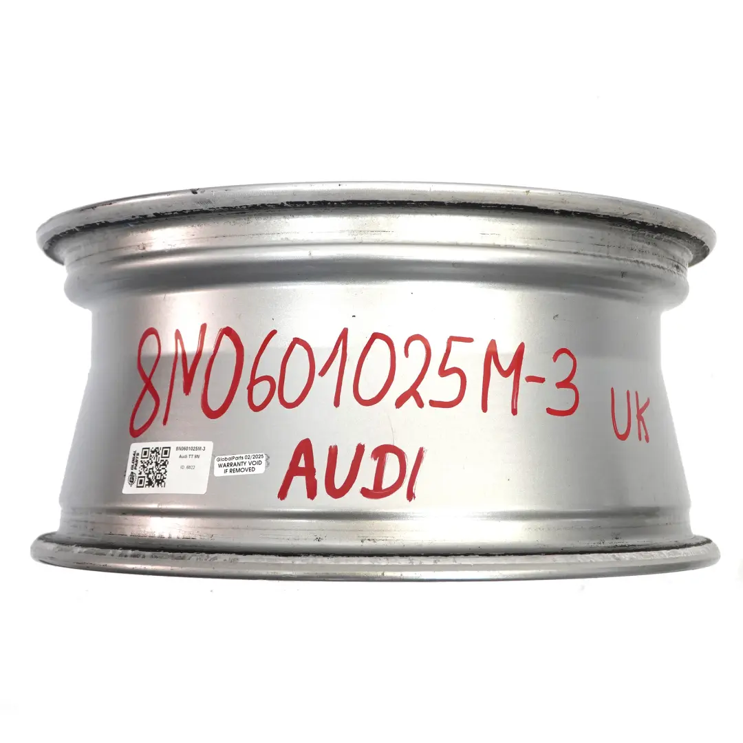 Audi Mk1 TT 8N Silver Wheel Alloy Rim 16" 7J ET:31 7-Spoke - SKU 8N0601025M-3 - Part number 8N0601025M