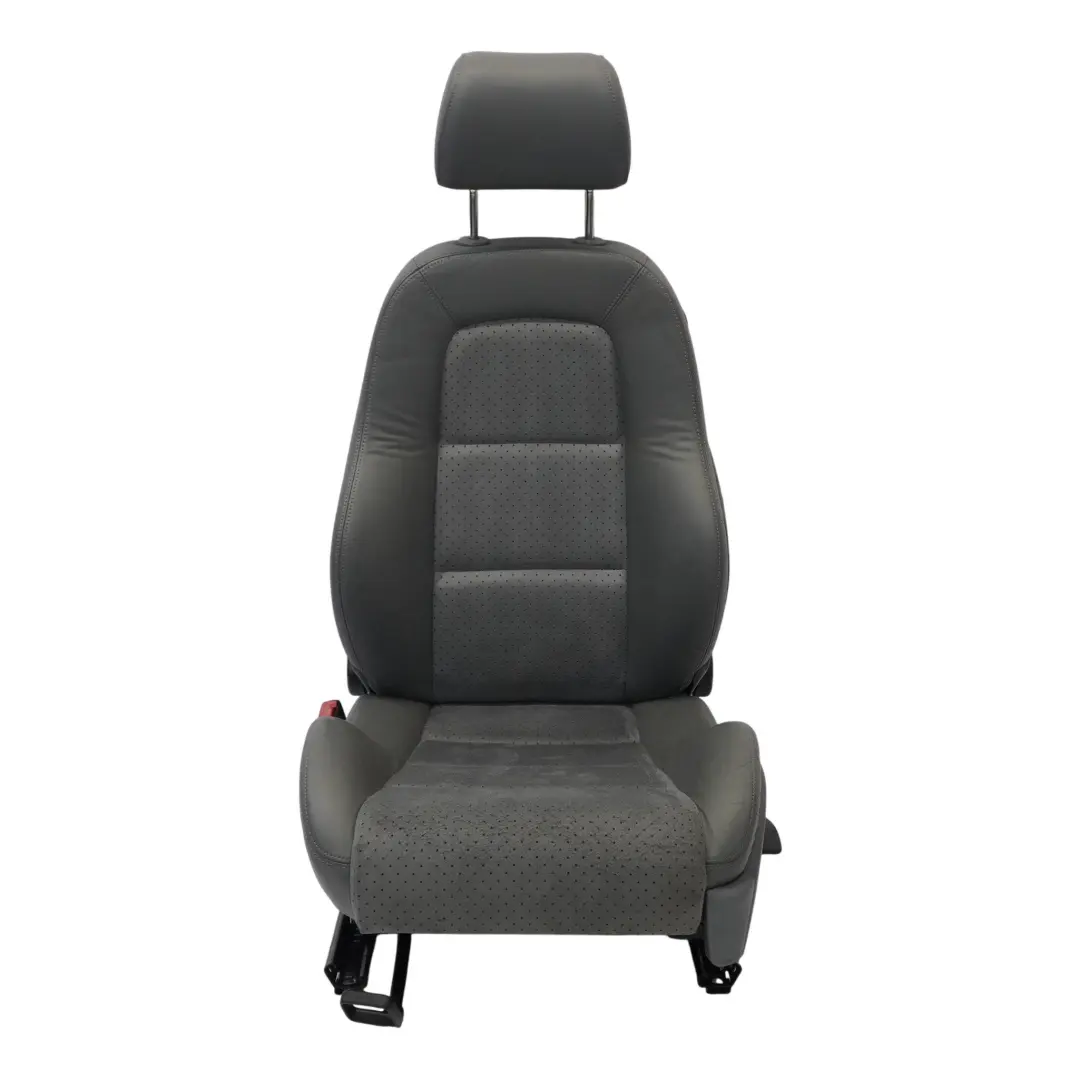 Audi TT Mk1 8N Fotel Sport Przedni Lewy Przód Skóra Alcantara Feder Szary - SKU 8N0881806AP - Numer Części 8N0881806AP