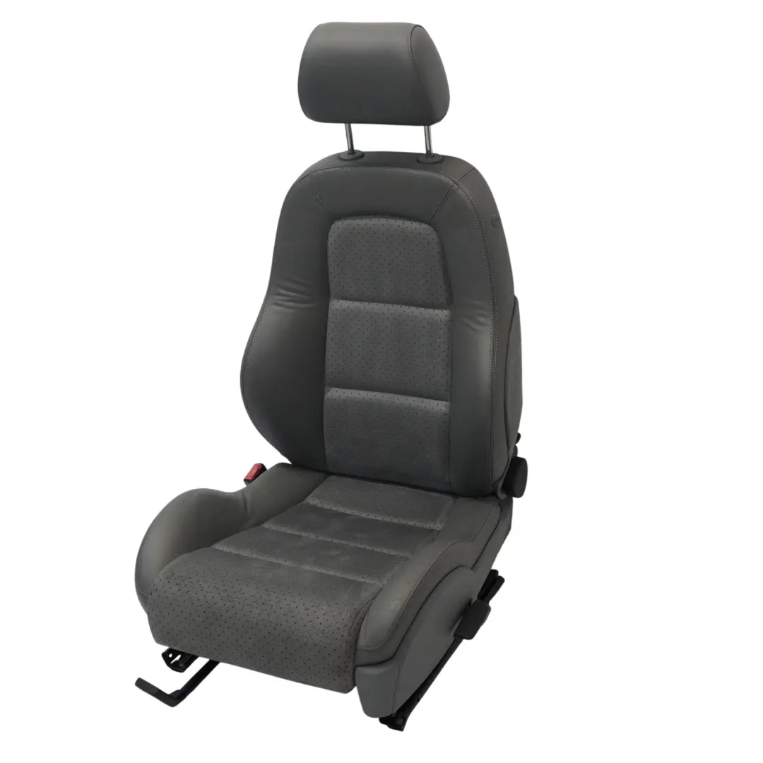 Audi TT Mk1 8N Siège Sport Avant Gauche Intérieur Cuir Alcantara Feder Gris - SKU 8N0881806AP - Numéro de pièce 8N0881806AP