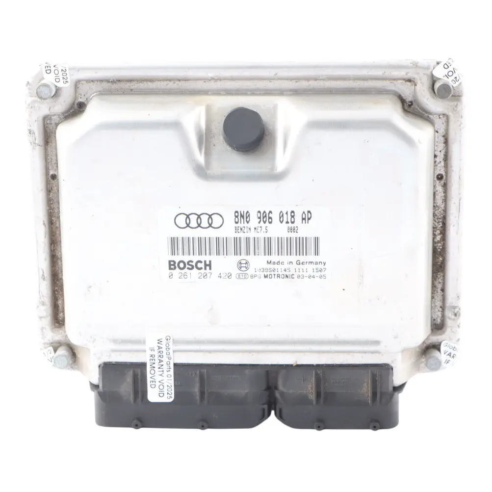 Mk1 8N 1.8T AUM 150HP Petrol Engine Control Unit ECU Manual to Audi TT with Part number 8N0906018AP Audi TT Mk1 8N 1.8T AUM 150HP Petrol Engine Control Unit ECU Manual - SKU 8N0906018AP - Part number 8N0906018AP
