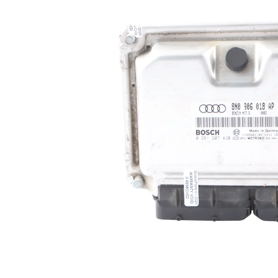 Audi TT Mk1 8N 1.8T AUM 150HP Petrol Engine Control Unit ECU Manual - SKU 8N0906018AP - Part number 8N0906018AP
