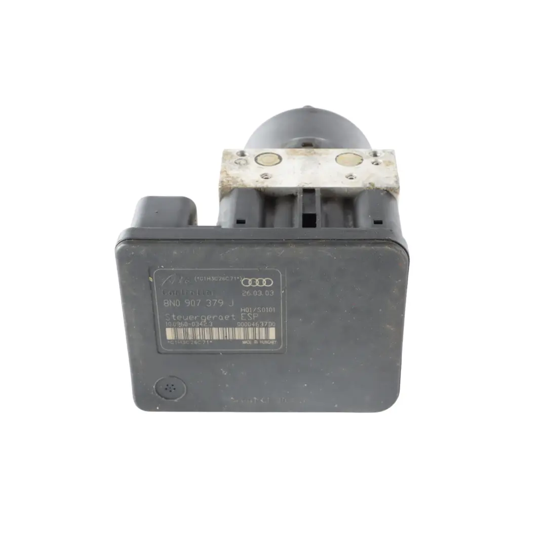 Audi TT 8N ABS Module De Commande De Pompe De Frein Hydraulique - SKU 8N0907379J - Numéro de pièce 8N0907379J