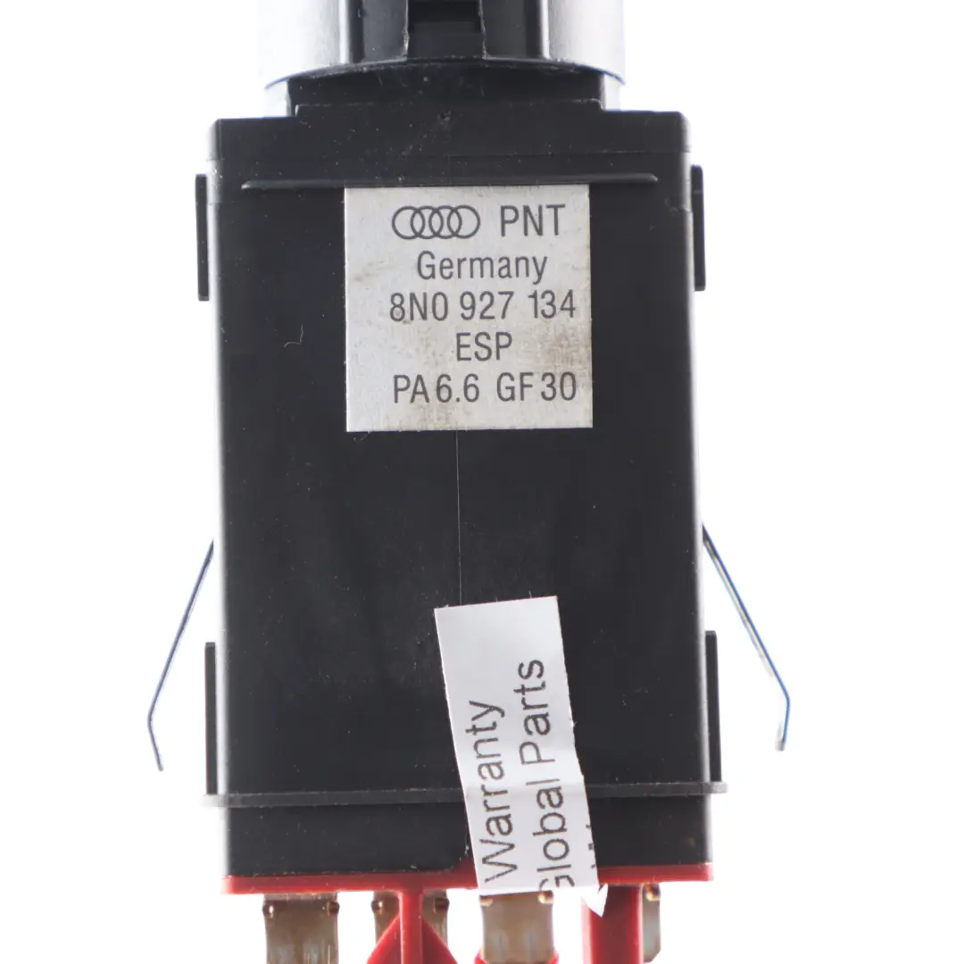 8N ESP Brake Traction Control Switch Button Unit to Audi TT with Part number 8N0927134 Audi TT 8N ESP Brake Traction Control Switch Button Unit - SKU 8N0927134 - Part number 8N0927134