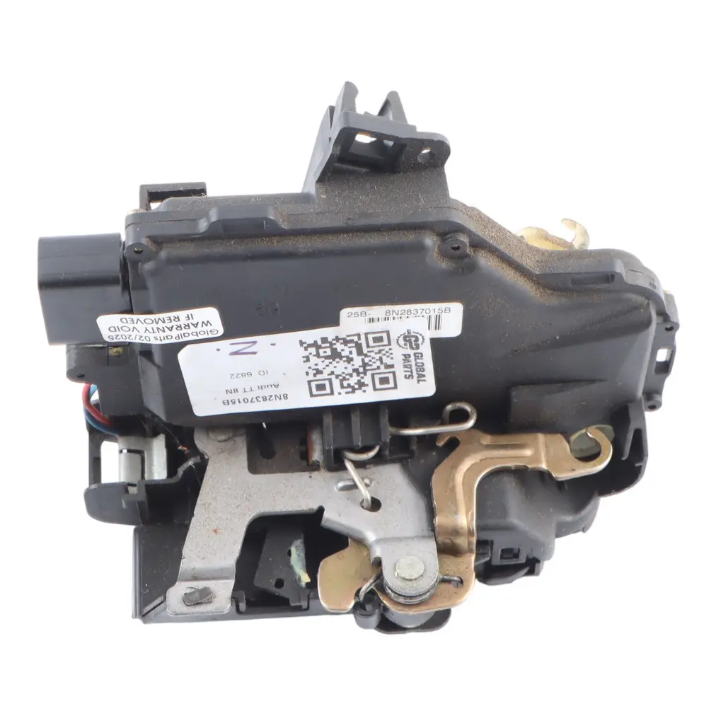 8N Front Door Lock Latch Actuator Motor Mechanism Left N/S to Audi TT with Part number 8N2837015B Audi TT 8N Front Door Lock Latch Actuator Motor Mechanism Left N/S - SKU 8N2837015B - Part number 8N2837015B