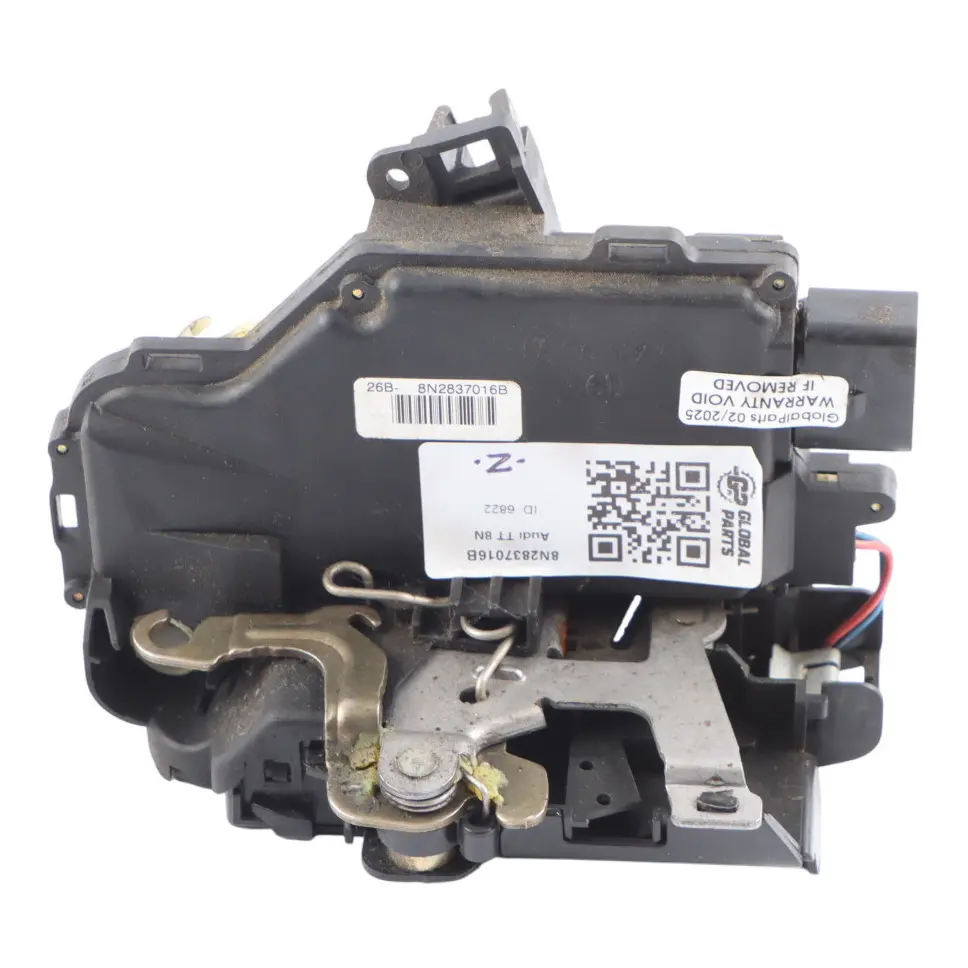 8N Front Door Lock Latch Actuator Motor Mechanism Right O/S to Audi TT with Part number 8N2837016B Audi TT 8N Front Door Lock Latch Actuator Motor Mechanism Right O/S - SKU RHD-8N2837016B - Part number 8N2837016B