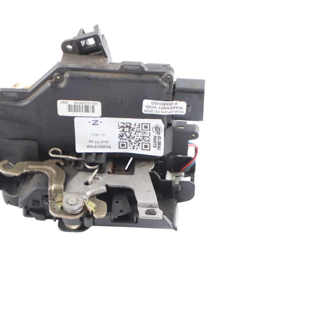 8N Front Door Lock Latch Actuator Motor Mechanism Right O/S to Audi TT with Part number 8N2837016B Audi TT 8N Front Door Lock Latch Actuator Motor Mechanism Right O/S - SKU RHD-8N2837016B - Part number 8N2837016B
