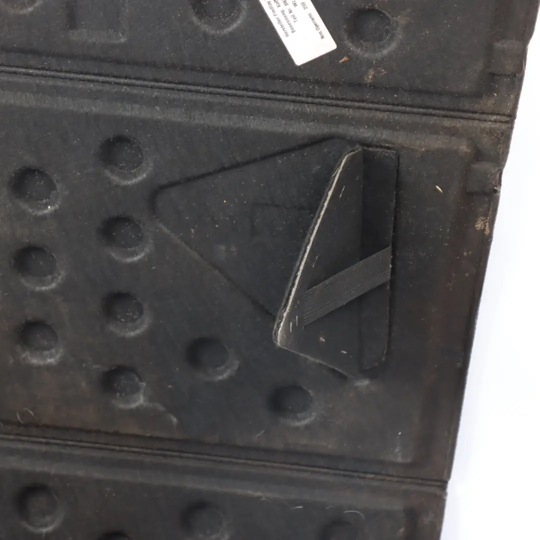 Audi TT 8N Avant Trunk Mat Boot Floor Carpet Soul Black - SKU 8N7863463E - Part number 8N7863463E