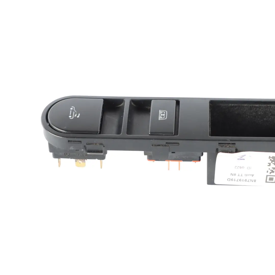 8N Deflector Sun Roof Switch Control Panel Black to Audi TT with Part number 8N7919719D Audi TT 8N Deflector Sun Roof Switch Control Panel Black - SKU 8N7919719D - Part number 8N7919719D