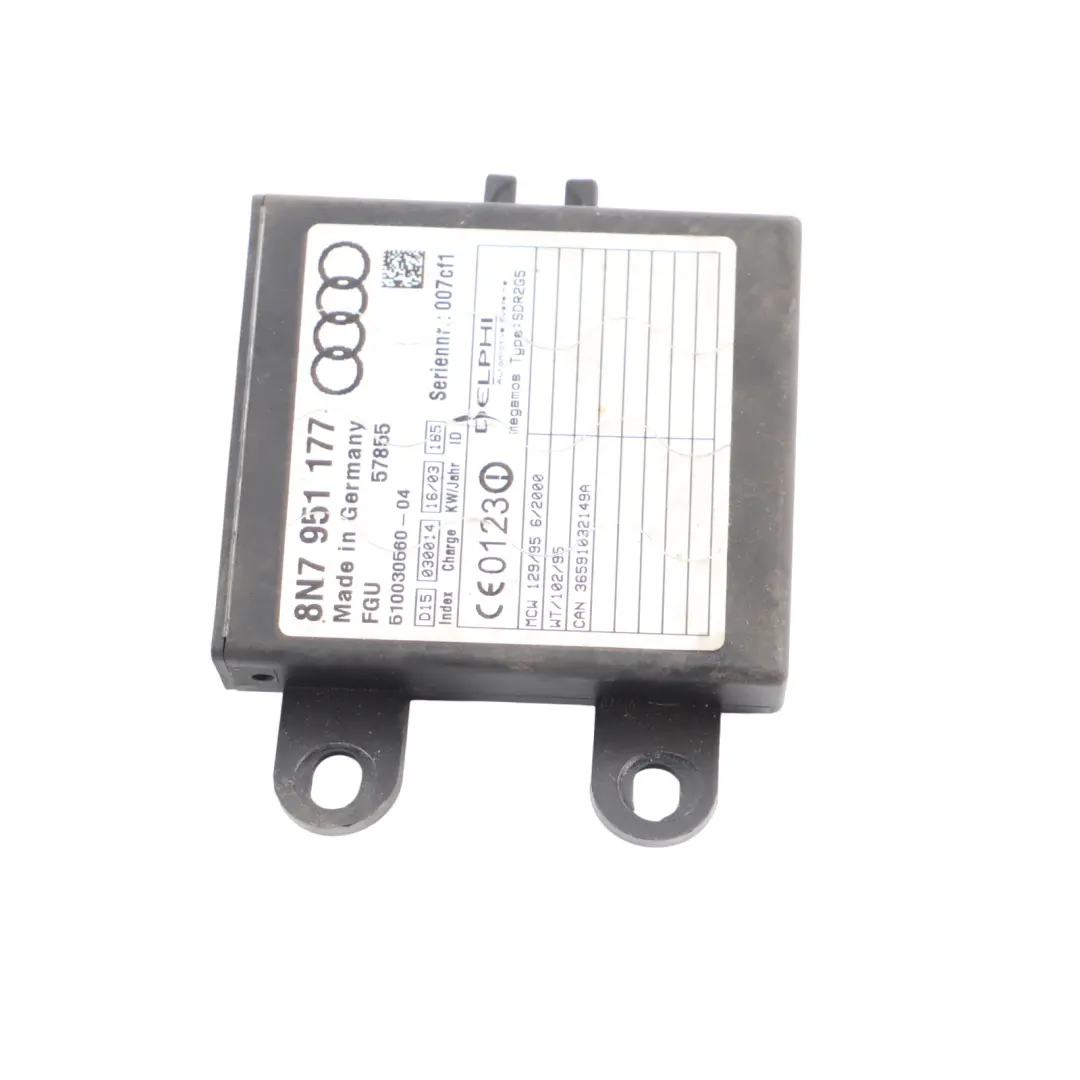 8N Alarm Interior Movement Detector Module Control Unit ECU to Audi TT with Part number 8N7951177 Audi TT 8N Alarm Interior Movement Detector Module Control Unit ECU - SKU 8N7951177 - Part number 8N7951177