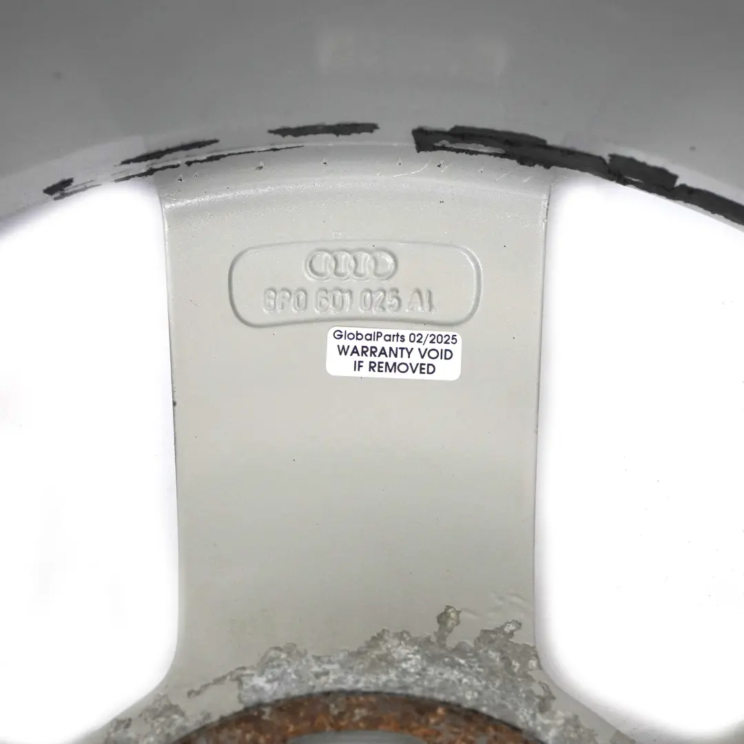  Llanta de aleación plateada Audi A3 8P 17" 7,5J ET:56 - SKU 8P0601025AL-1 - Número de pieza 8P0601025AL