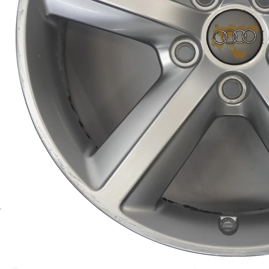Audi A3 8P Jante argentée en alliage 17" 7,5J ET:56 - SKU 8P0601025AL-1 - Numéro de pièce 8P0601025AL