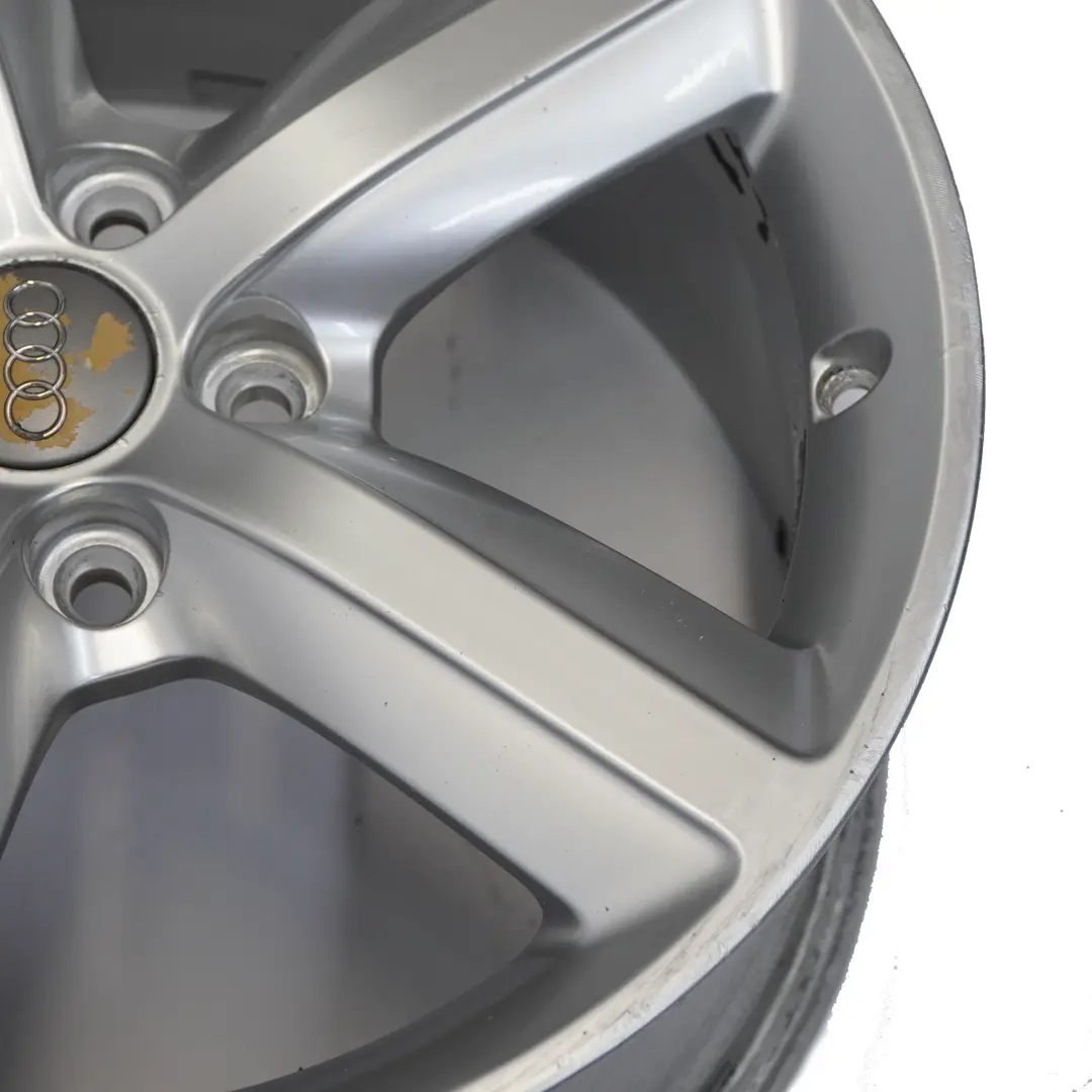 Audi A3 8P Jante argentée en alliage 17" 7,5J ET:56 - SKU 8P0601025AL-1 - Numéro de pièce 8P0601025AL