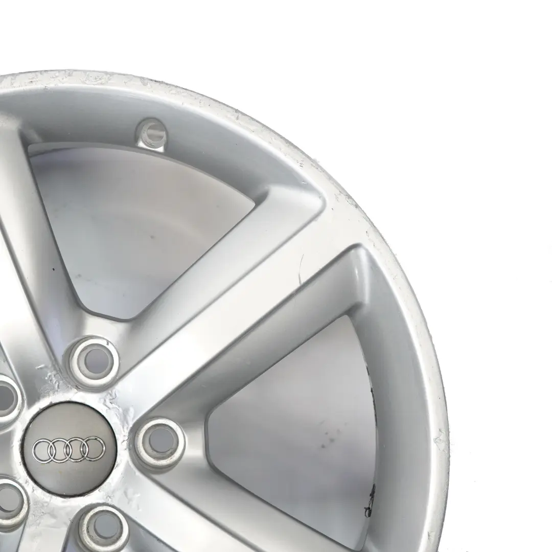 Audi A3 8P Jante argentée en alliage 17" 7,5J ET:56 - SKU 8P0601025AL-2 - Numéro de pièce 8P0601025AL