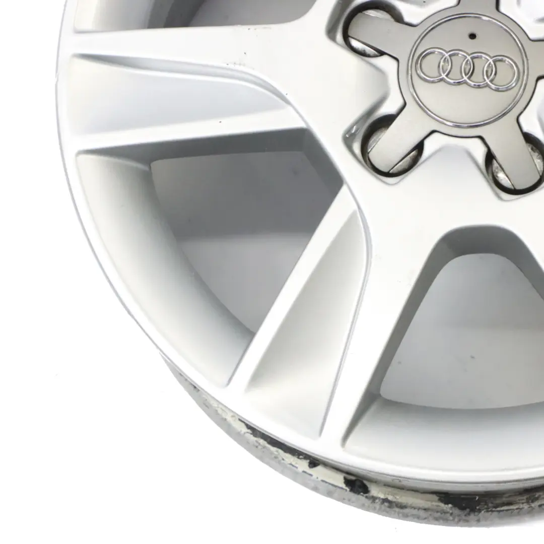Audi A3 8P Silver Wheel Alloy Rim 16" 6,5J ET:50 6-Spoke - SKU 8P0601025AN-3 - Part number 8P0601025AN