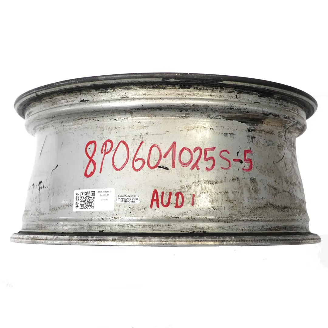 Jante En Alliage Gris 18" ET:54 7,5J pour Audi A3 8P à propos du numéro de pièce 8P0601025S Audi A3 8P Jante En Alliage Gris 18" ET:54 7,5J - SKU 8P0601025S-5 - Numéro de pièce 8P0601025S
