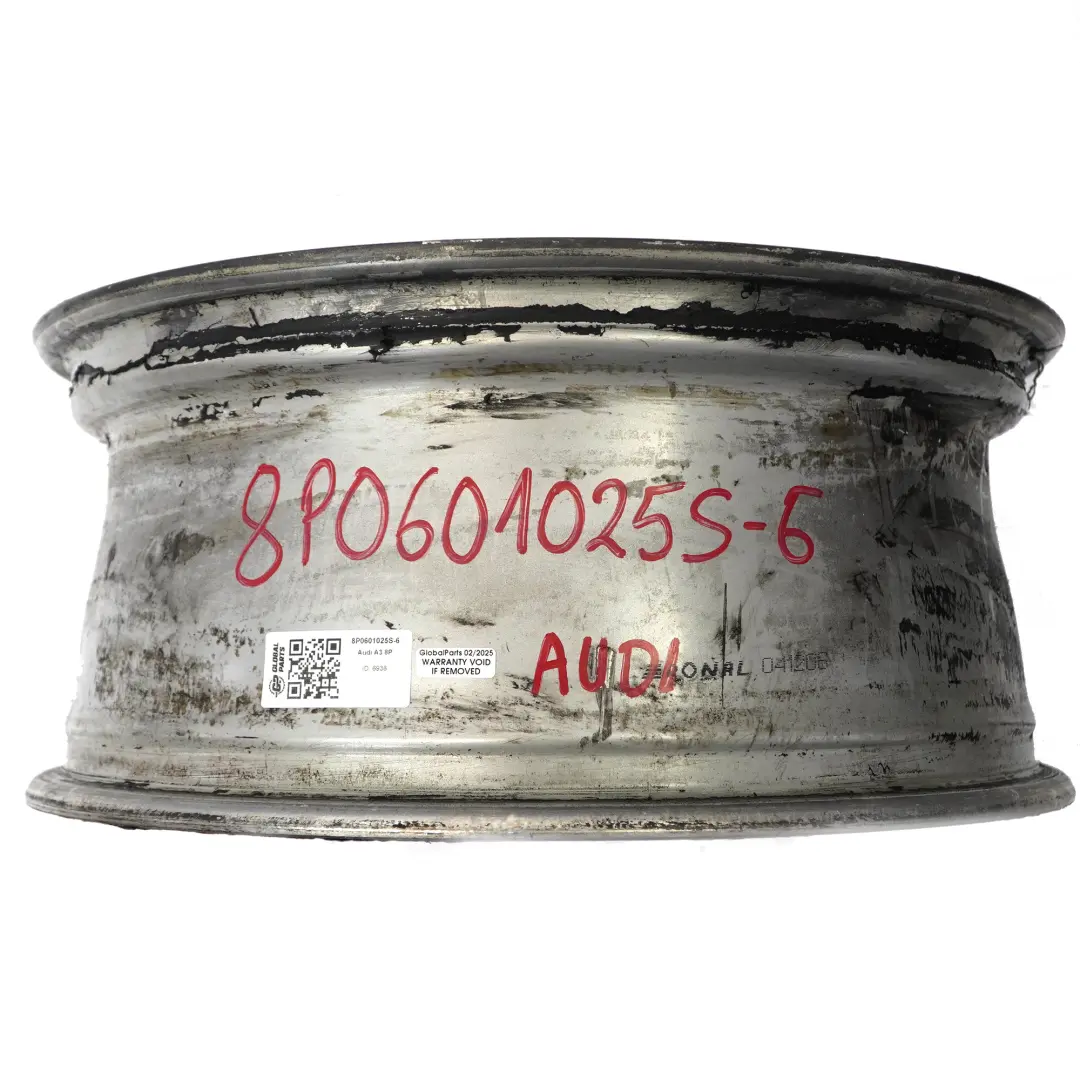 Audi A3 8P Grigio Cerchio In Lega 18" ET:54 7,5J - SKU 8P0601025S-6 - Numero di parte 8P0601025S