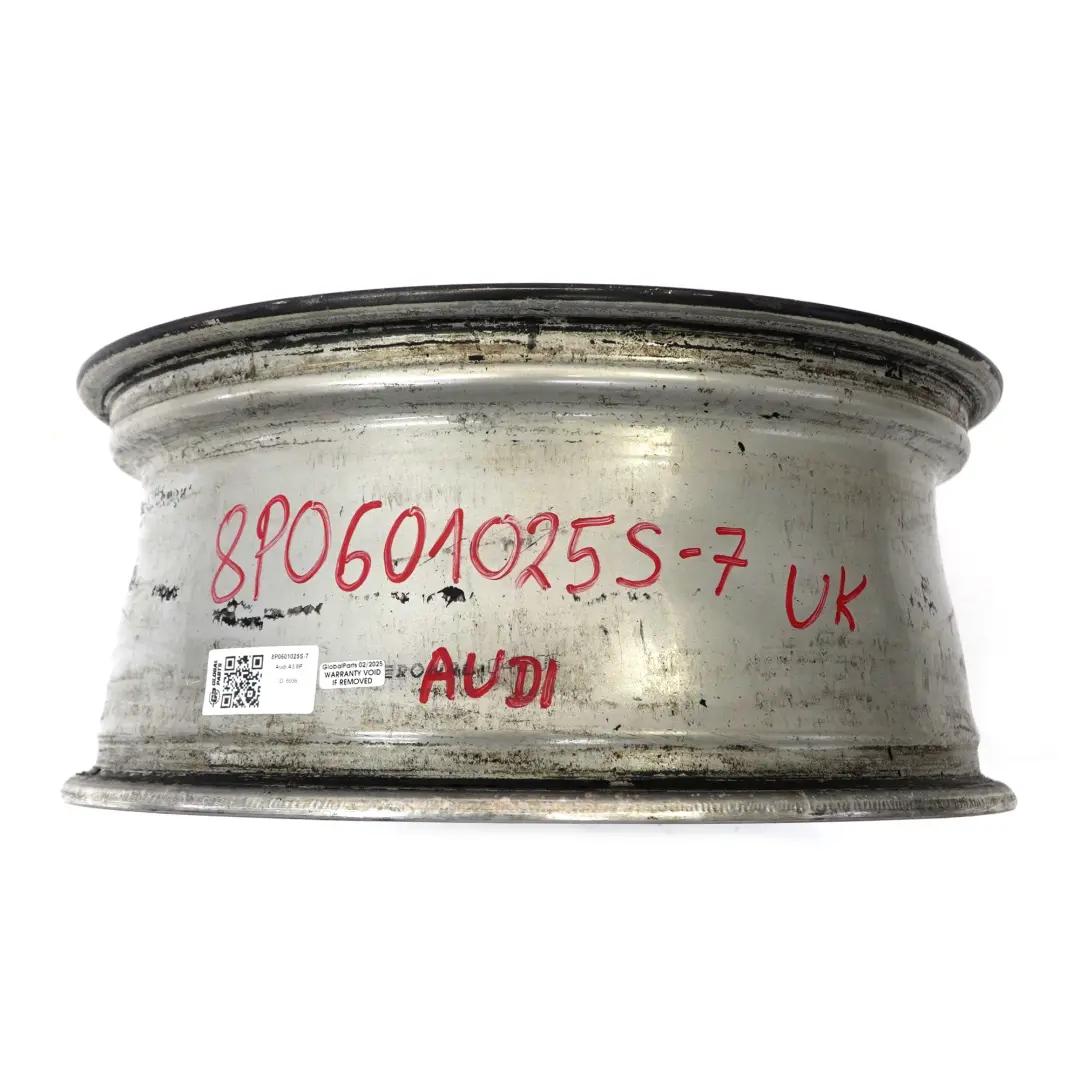 Audi A3 8P Grey Wheel Alloy Rim 18" ET:54 7,5J - SKU 8P0601025S-7 - Part number 8P0601025S
