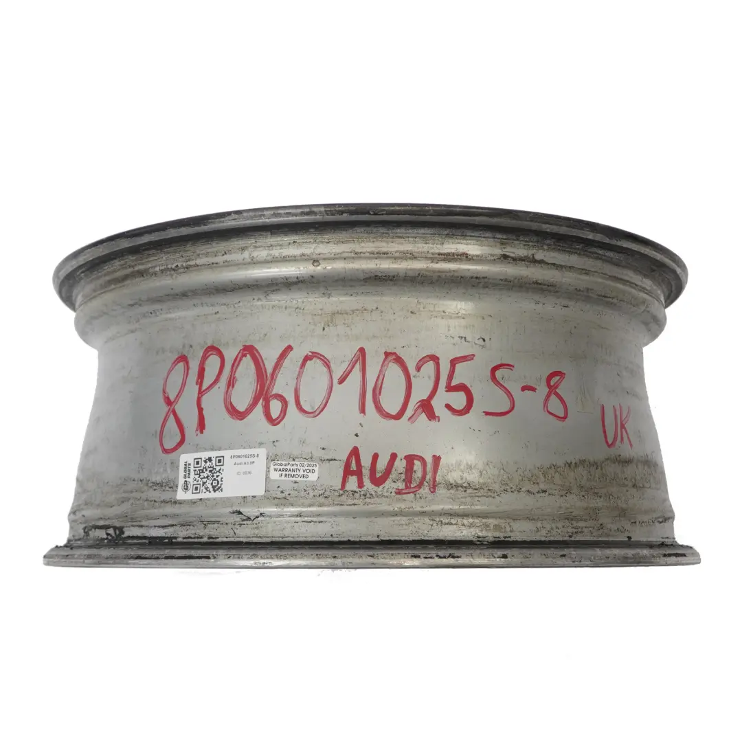 Grey Wheel Alloy Rim 18" ET:54 7,5J to Audi A3 8P with Part number 8P0601025S Audi A3 8P Grey Wheel Alloy Rim 18" ET:54 7,5J - SKU 8P0601025S-8 - Part number 8P0601025S