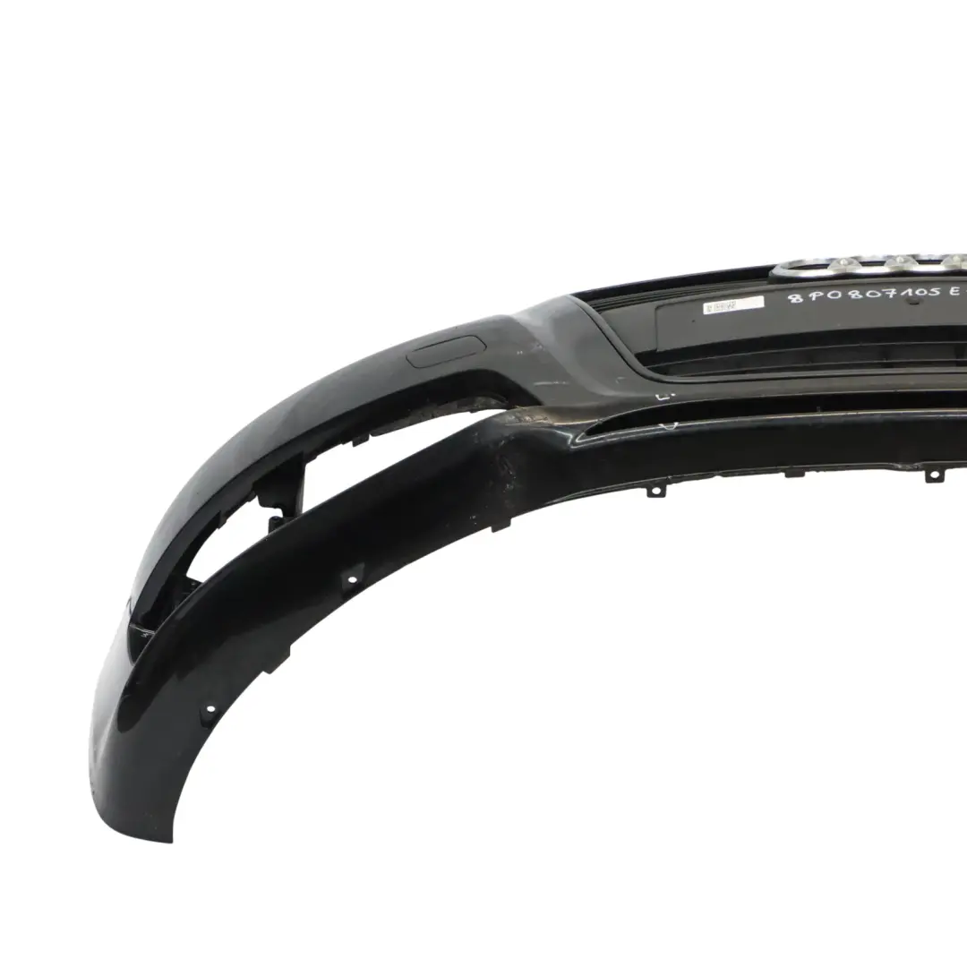 Front Bumper Trim Panel Cover Brilliant Black Metallic - Y9B to Audi A3 8P with Part number 8P0807105E Audi A3 8P Front Bumper Trim Panel Cover Brilliant Black Metallic - Y9B - SKU 8P0807105E-BBL - Part number 8P0807105E