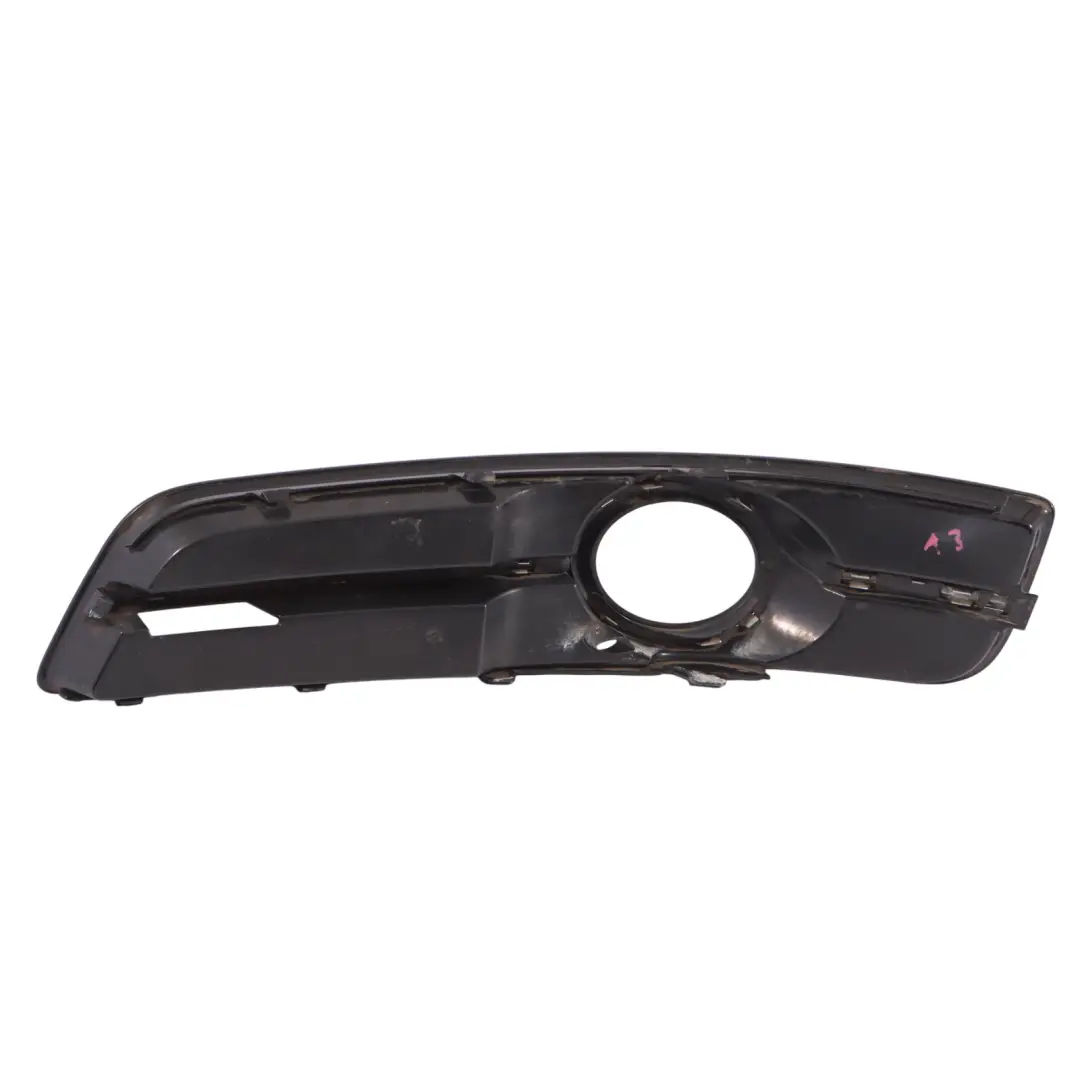 Audi A3 8P Front Bumper Fog Light Grill Right Side O/S - SKU 8P0807682J - Part number 8P0807682J