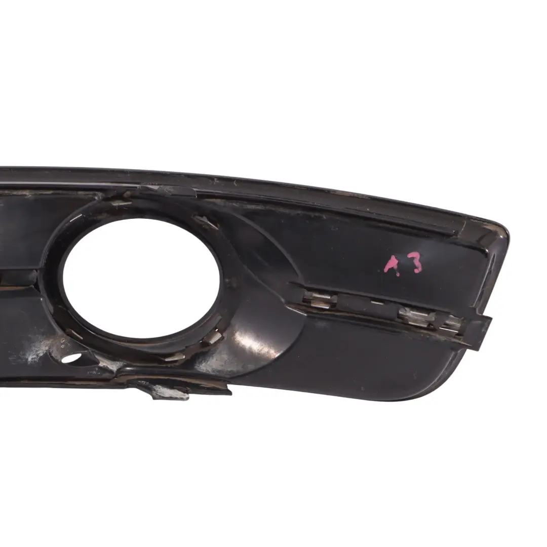 Audi A3 8P Front Bumper Fog Light Grill Right Side O/S - SKU 8P0807682J - Part number 8P0807682J