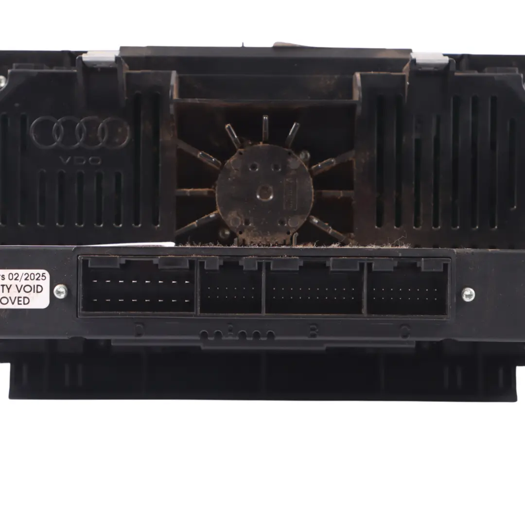  Panneau de commande de climatisation automatique Audi A3 8P noir 8P0820043AH - SKU 8P0820043AH-1 - Numéro de pièce 8P0820043AH-1