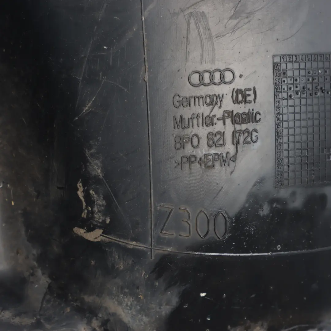 Paso De Rueda Delantero Derecho Cubierta Protector para Audi A3 8P con número de pieza 8P0821172G Audi A3 8P Paso De Rueda Delantero Derecho Cubierta Protector - SKU 8P0821172G - Número de pieza 8P0821172G