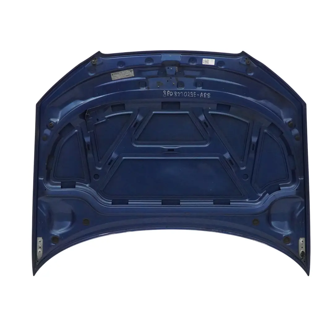 Audi A3 8P Maska Pokrywa Silnika Aruba Blue Pearl Niebieski - X5V - SKU 8P0823029E-ARB - Numer Części 8P0823029E