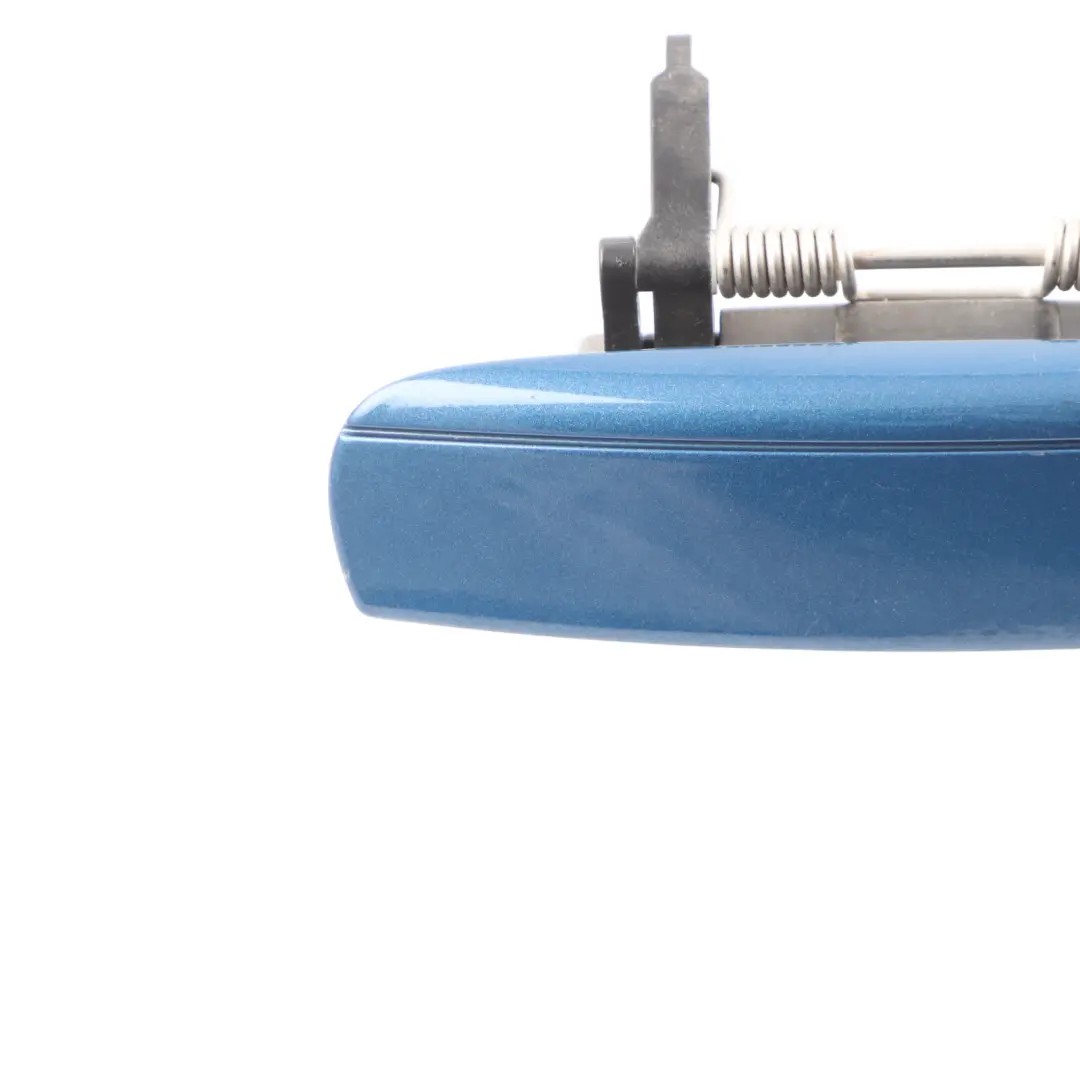 Audi A3 8P Door Outer Handle Bracket Rear Left Right N/O/S Aruba Blue Pearl X5V - SKU 8P0837207-ARB - Part number 8P0837207